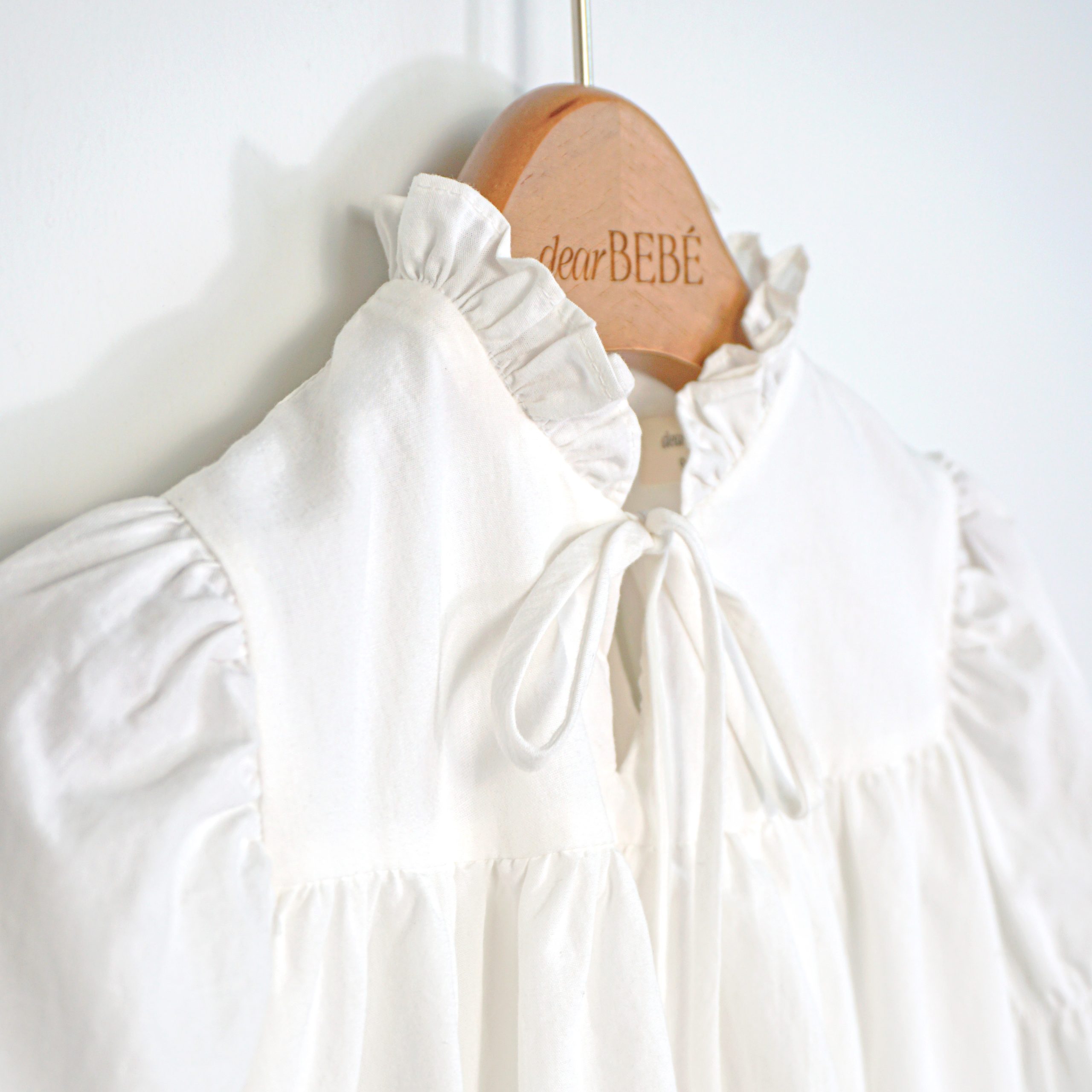 Váy babydoll phối nơ