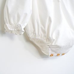 Bodysuit dài tay phối nơ