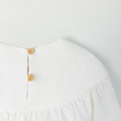 Bodysuit dài tay phối nơ