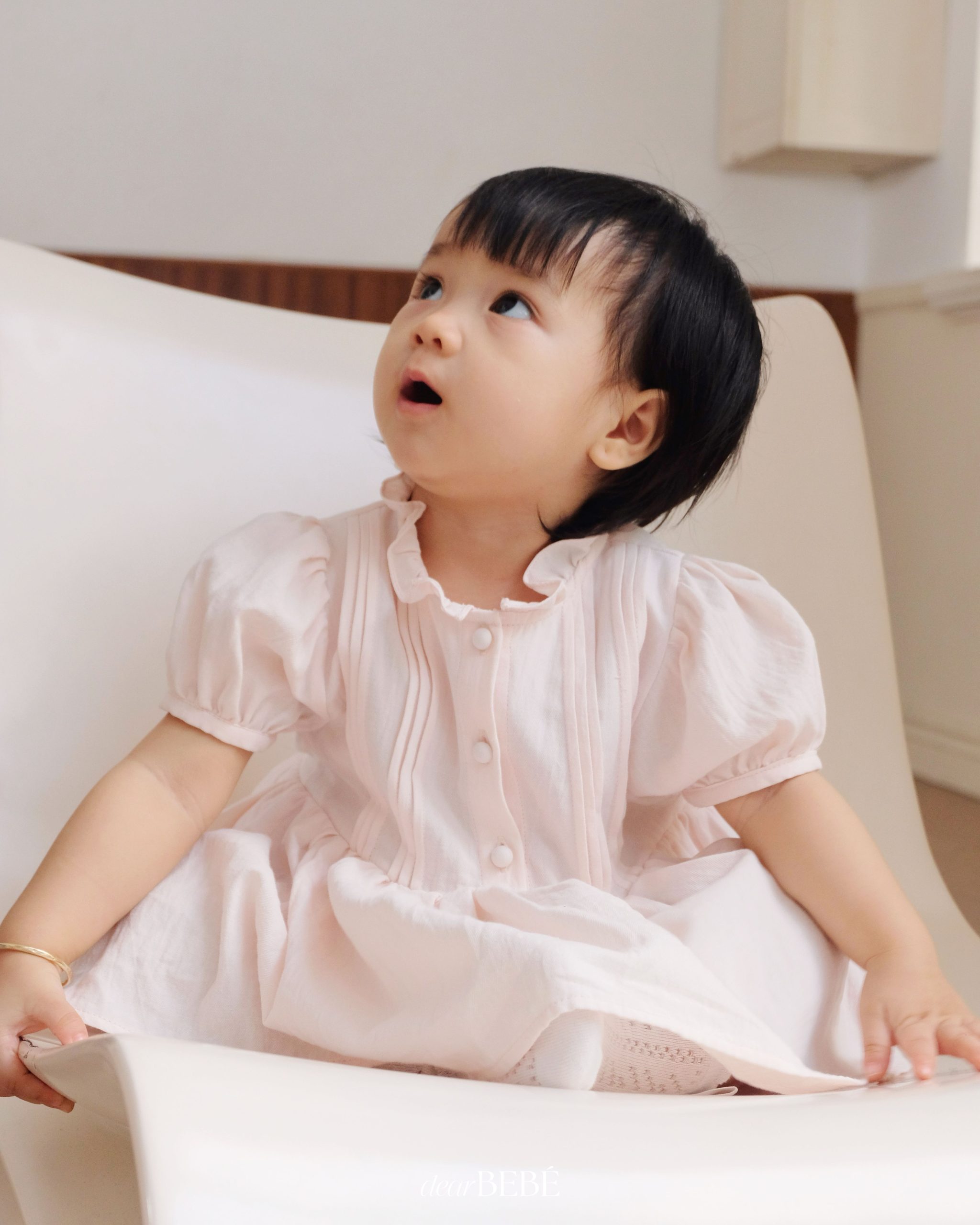 Váy liền quần phối xếp ly